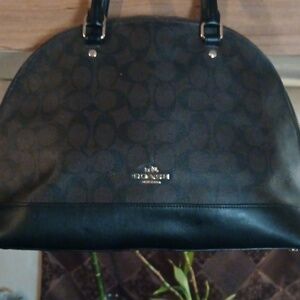 Authentic Brown Signature Coach Purse